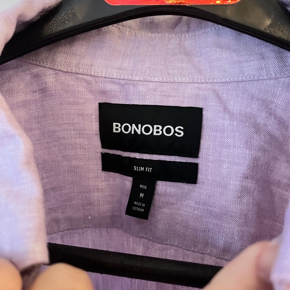 Bonobos Men's Lavender Casual Shirt - Picture 2 of 3